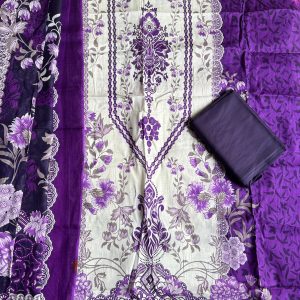 Karizma Three Piece ( Unstitched) KZ-12